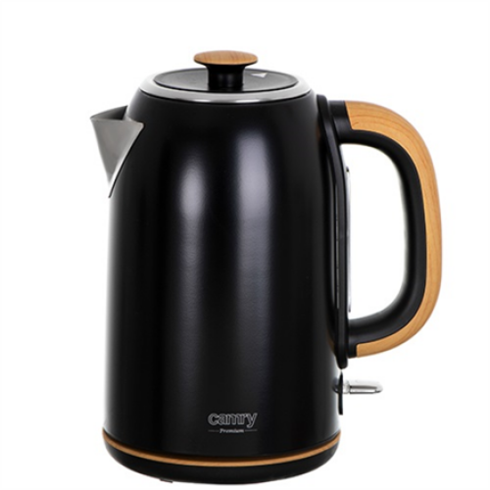 Camry Kettle CR 1342 Electric 2200 W 1.7 L Stainless steel 360° rotational base Black
