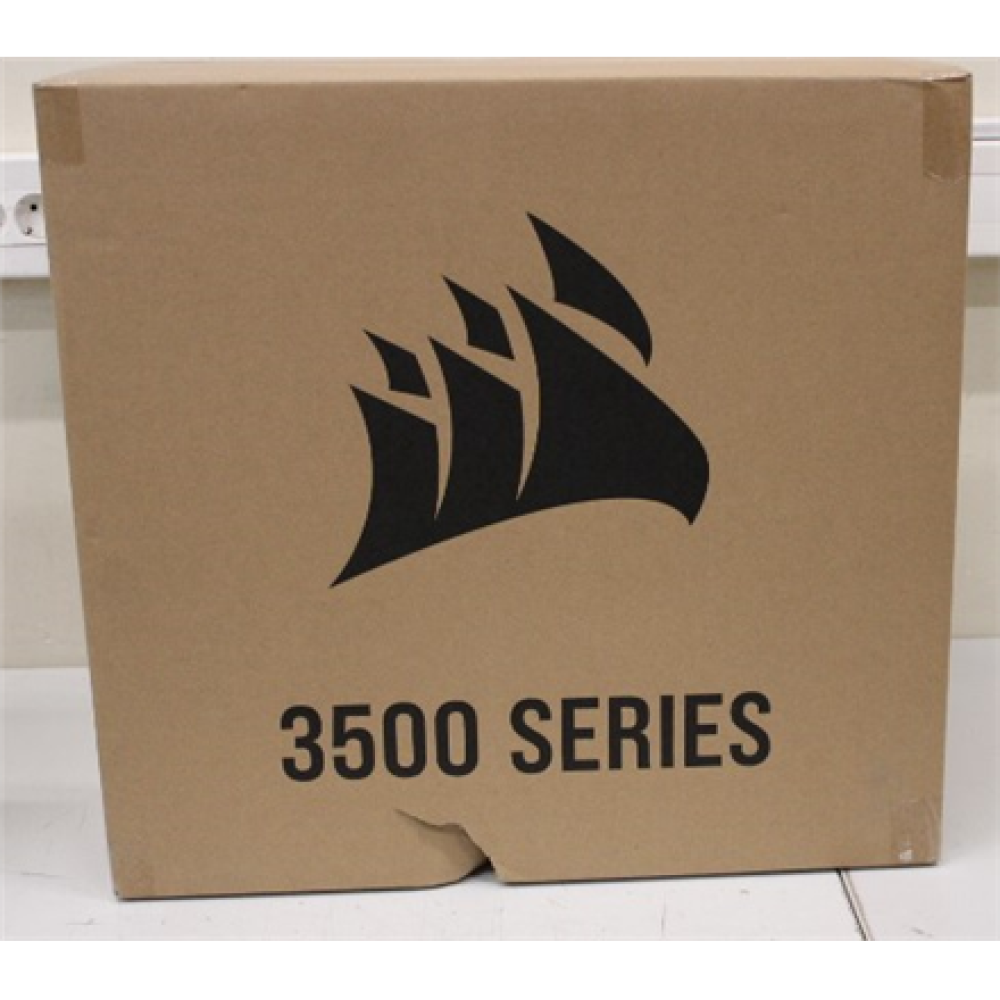 SALE OUT. Corsair 3500X ARGB Mid-Tower PC Case, Black , Corsair , PC Case , 3500X ARGB , Black , Mid-Tower , DAMAGED PACKAGING , Power supply included No , ATX