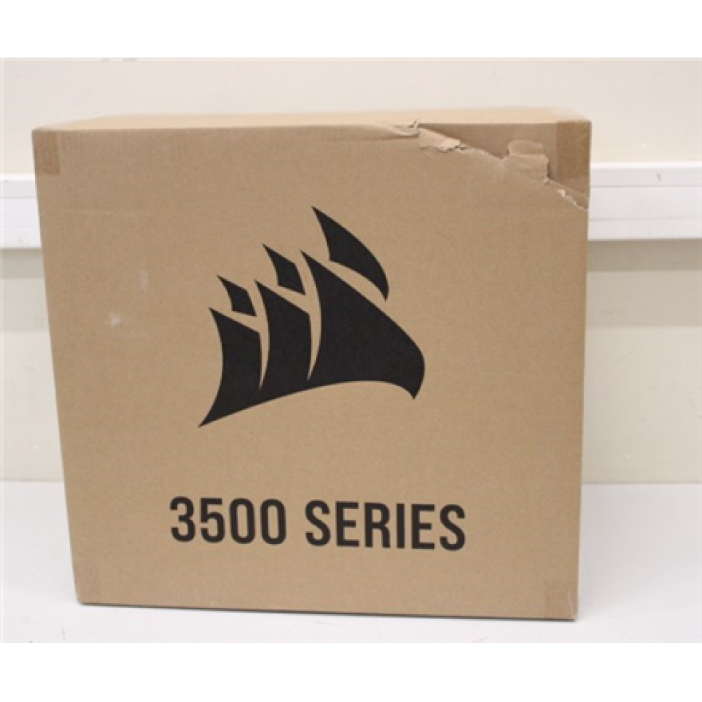 SALE OUT. Corsair 3500X ARGB Mid-Tower PC Case, Black , Corsair , PC Case , 3500X ARGB , Black , Mid-Tower , DAMAGED PACKAGING , Power supply included No , ATX