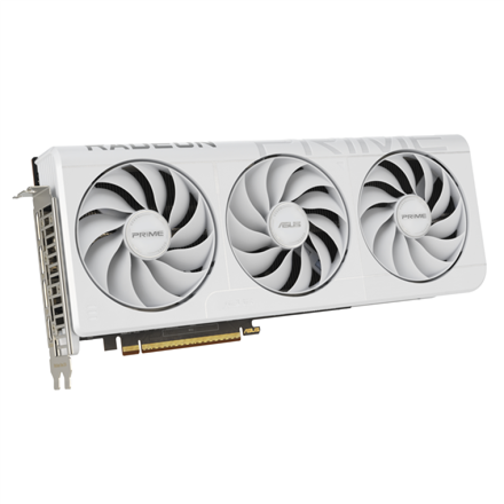 Asus Prime Radeon RX 9070 XT White OC Edition 16GB GDDR6 , AMD , 16 GB , Radeon RX 9070 XT , GDDR6 , HDMI ports quantity 1 , PCI Express 5.0
