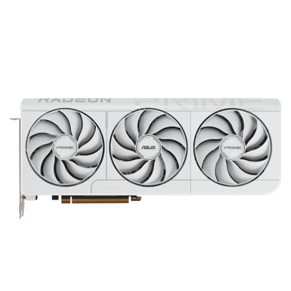 Asus Prime Radeon RX 9070 XT White OC Edition 16GB GDDR6 , AMD , 16 GB , Radeon RX 9070 XT , GDDR6 , HDMI ports quantity 1 , PCI Express 5.0