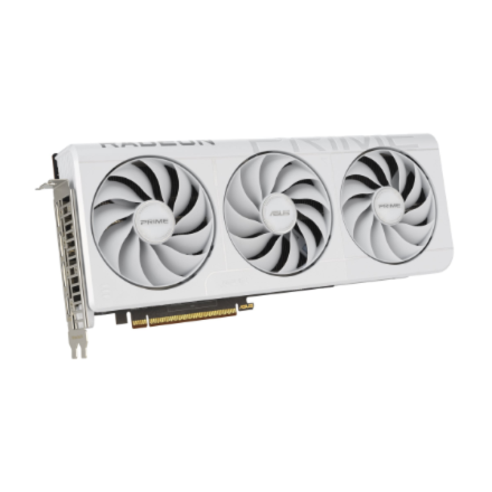 Asus Prime Radeon RX 9070 XT White OC Edition 16GB GDDR6 , AMD , 16 GB , Radeon RX 9070 XT , GDDR6 , HDMI ports quantity 1 , PCI Express 5.0