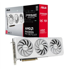 Asus Prime Radeon RX 9070 XT White OC Edition 16GB GDDR6 , AMD , 16 GB , Radeon RX 9070 XT , GDDR6 , HDMI ports quantity 1 , PCI Express 5.0