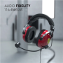 Thrustmaster , Gaming Headset , DTS T Racing Scuderia Ferrari Edition , Wired , Over-Ear , Red/Black