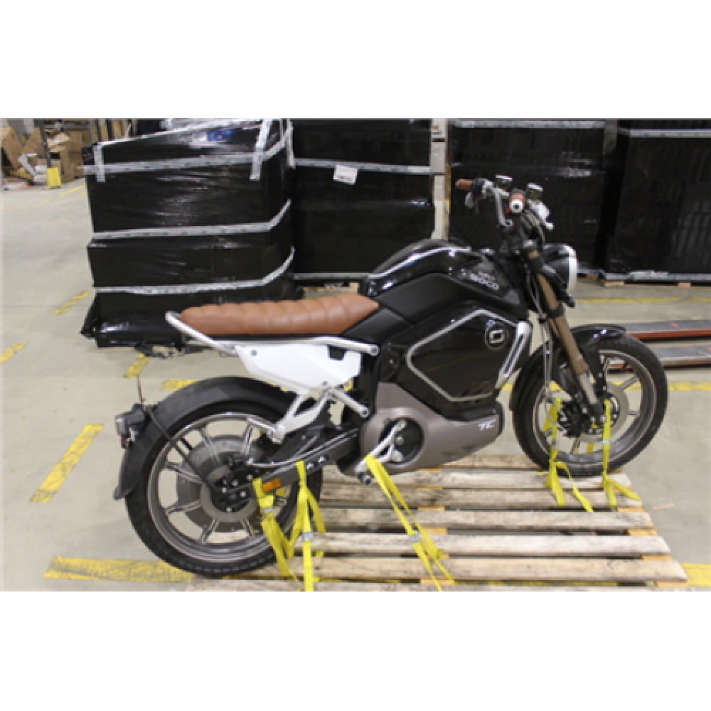 SALE OUT. SUPER SOCO Electric Motorcycle TC, Black, L1e, 4G / USED AS DEMO, SCRATCHED, WITHOUT ORIGINAL PACKAGING SUPER SOCO Black L1e 4G modem Max speed 45 km/h Distance per battery charge (max) 80 km Mileage warranty 20000 km
