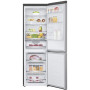 LG , Refrigerator , GBB71PZDMN , Energy efficiency class E , Free standing , Combi , Height 186 cm , No Frost system , Fridge net capacity 234 L , Freezer net capacity 107 L , Display , 36 dB , Silver