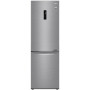 LG , Refrigerator , GBB71PZDMN , Energy efficiency class E , Free standing , Combi , Height 186 cm , No Frost system , Fridge net capacity 234 L , Freezer net capacity 107 L , Display , 36 dB , Silver