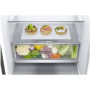LG , Refrigerator , GBB71PZDMN , Energy efficiency class E , Free standing , Combi , Height 186 cm , No Frost system , Fridge net capacity 234 L , Freezer net capacity 107 L , Display , 36 dB , Silver