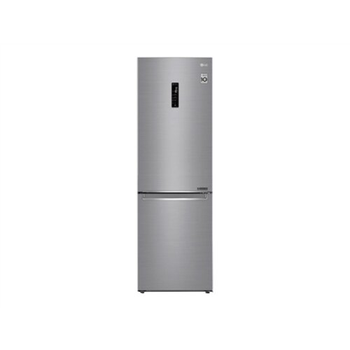 LG , Refrigerator , GBB71PZDMN , Energy efficiency class E , Free standing , Combi , Height 186 cm , No Frost system , Fridge net capacity 234 L , Freezer net capacity 107 L , Display , 36 dB , Silver