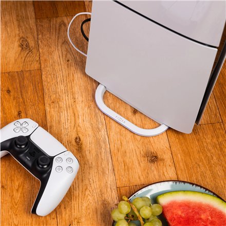 FIXED LED Stand for PlayStation 5, 5 (Slim) and 5 Pro, white , Fixed