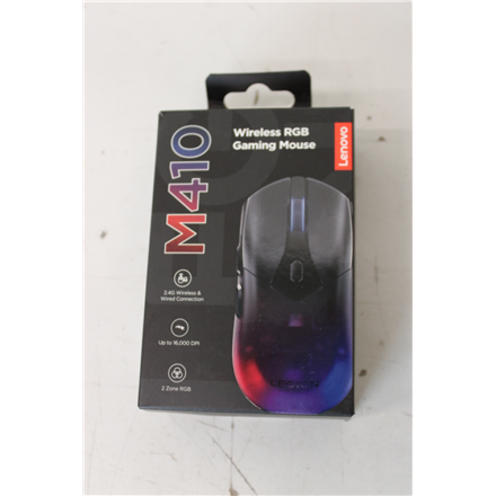SALE OUT. Lenovo Accessories M410 RGB Gaming Mouse , Lenovo Gaming Mouse , M410 RGB , Wireless , 2.4 GHz , DEMO