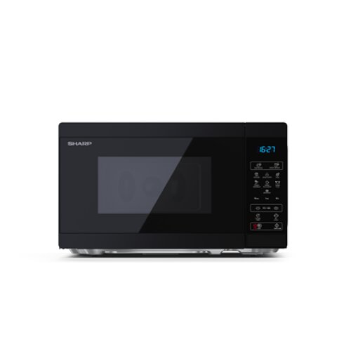 Sharp , Microwave Oven , YC-MS02E-B , Free standing , 800 W , Black