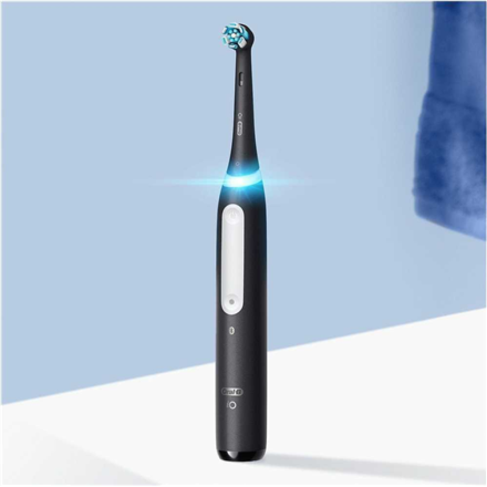 Oral-B , Electric Toothbrush , iO Series 4s , Rechargeable , For adults , Number of brush heads included 1 , Number of teeth brushing modes 4 , Black