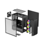 Deepcool MID TOWER CASE CG560 and PSU DN650 Side window, Black, Mid-Tower, Power supply included Yes