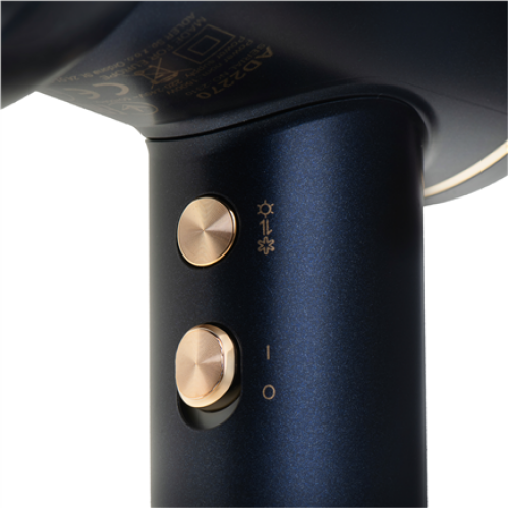 Adler Hair Dryer , AD 2270 SUPERSPEED , 1600 W , Number of temperature settings 3 , Ionic function , Diffuser nozzle , Blue
