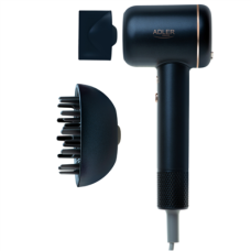 Adler Hair Dryer , AD 2270 SUPERSPEED , 1600 W , Number of temperature settings 3 , Ionic function , Diffuser nozzle , Black
