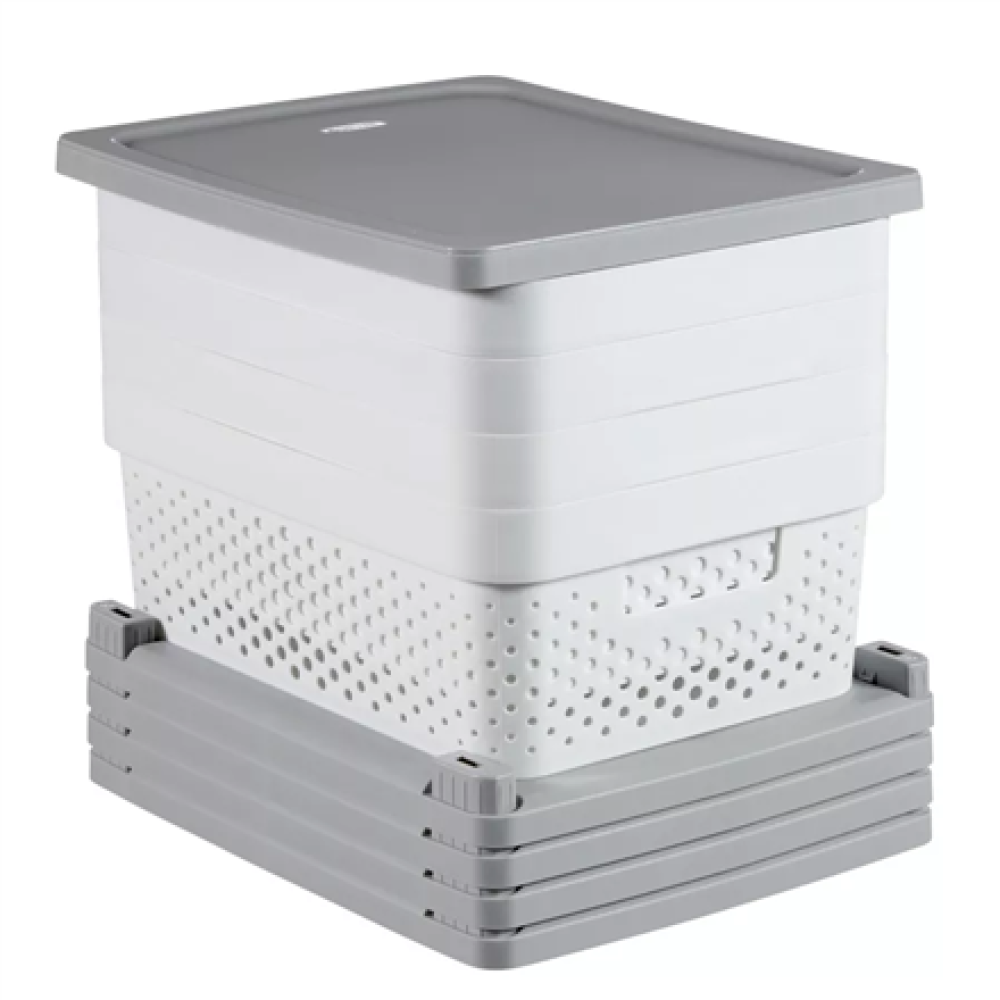 Infinity , 4 Compartment Wheeled Chest, 11 L, 30 x 36 x 69 cm