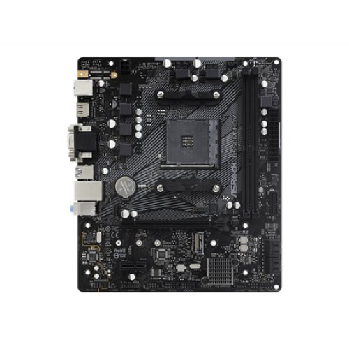 ASRock , B550M-HDV , Processor family AMD , Processor socket AMD AM4 , AMD AM4 , Memory slots 2 , Supported hard disk drive interfaces SATA3, M.2 , Number of SATA connectors 4 , Chipset AMD B550 , Micro ATX