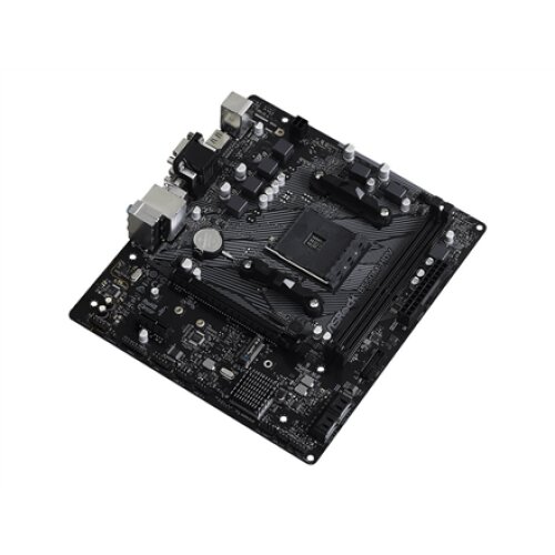 ASRock , B550M-HDV , Processor family AMD , Processor socket AMD AM4 , AMD AM4 , Memory slots 2 , Supported hard disk drive interfaces SATA3, M.2 , Number of SATA connectors 4 , Chipset AMD B550 , Micro ATX