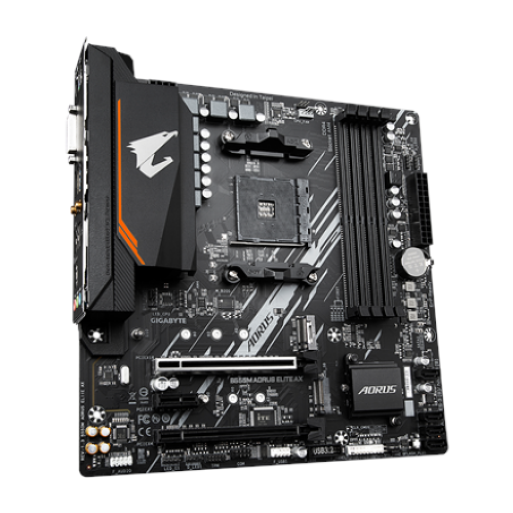 Gigabyte B550M AORUS ELITE AXG13 , Processor family AMD , Processor socket AM4 , DDR4 , Number of SATA connectors 4