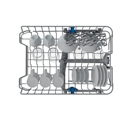 INDESIT Dishwasher , IN2ID10CS80 , Built-in , Width 44.8 cm , Number of place settings 10 , Number of programs 5 , Energy efficiency class D , White