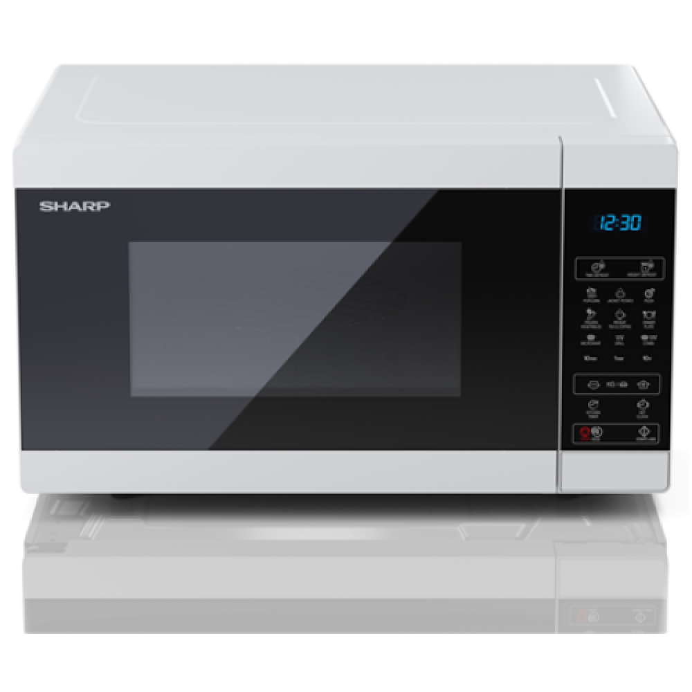 Sharp Microwave oven with Grill YC-MG51E-W Free standing 900 W Grill White