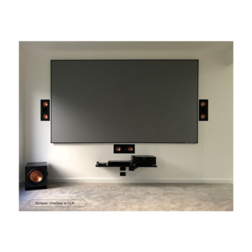 AR100H-CLR3 , Fixed Frame Projection Screen , Diagonal 100 , 16:9 , Black