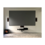 AR100H-CLR3 , Fixed Frame Projection Screen , Diagonal 100 , 16:9 , Black