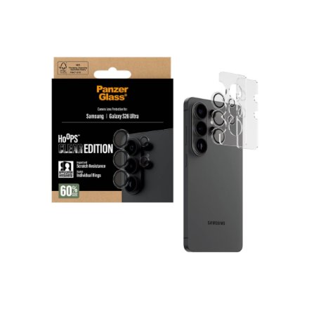 PanzerGlass Hoops Camera Lens Protector Transparent Samsung New Galaxy S26 Ultra , PanzerGlass