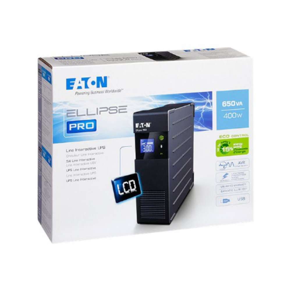 Eaton , Ellipse PRO UPS DIN , ELP1600DIN , 1600 VA , 1000 W