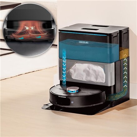 Cecotec Conga X70 , Robot Vacuum Cleaner , Operating time (max) 240 min , Wet&Dry , 5200 mAh , 15000 Pa , Black
