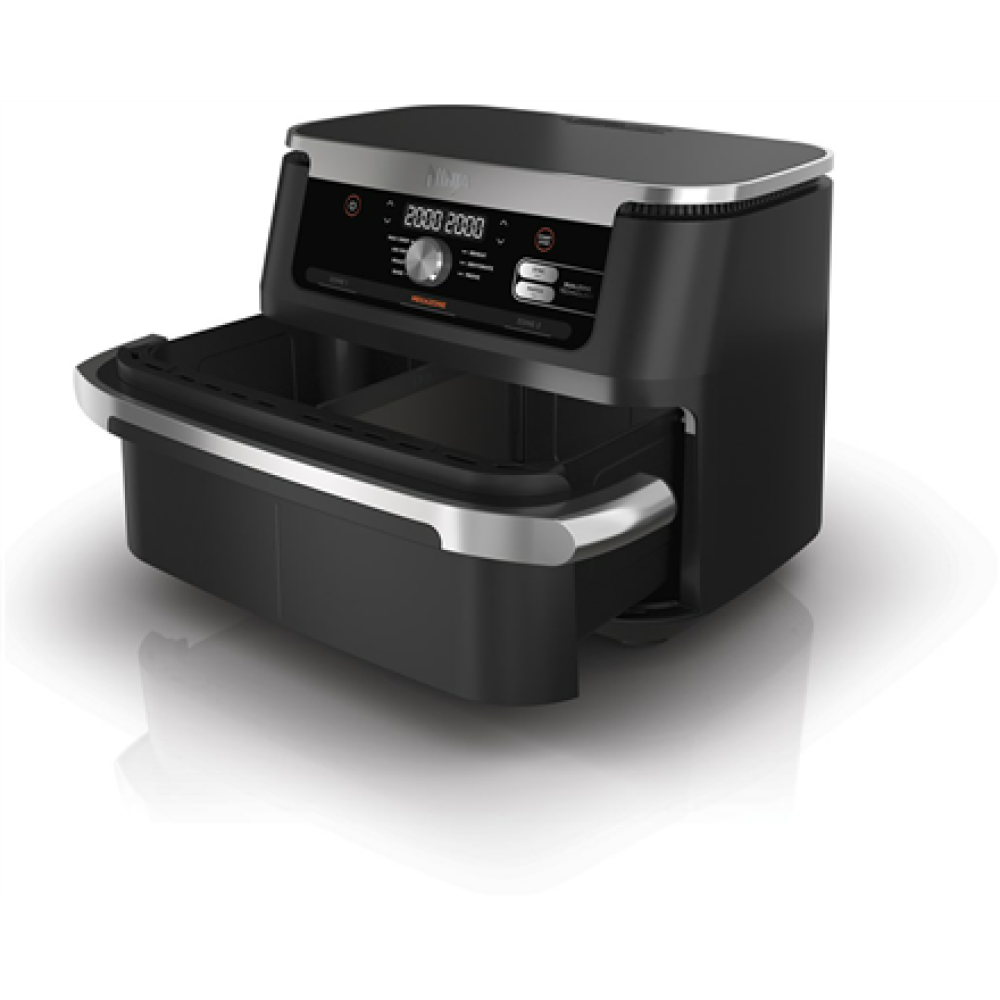 NINJA , Double Air Fryer , AF500EU Foodi FlexDrawer , Power 2470 W , Capacity 10.4 L , Black