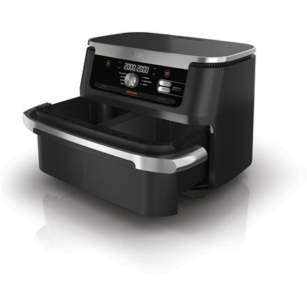 NINJA , Double Air Fryer , AF500EU Foodi FlexDrawer , Power 2470 W , Capacity 10.4 L , Black