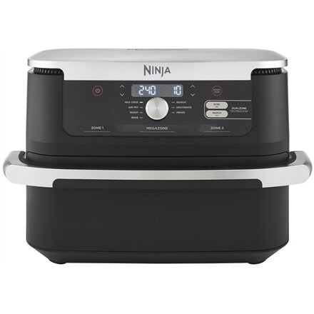 NINJA , Double Air Fryer , AF500EU Foodi FlexDrawer , Power 2470 W , Capacity 10.4 L , Black