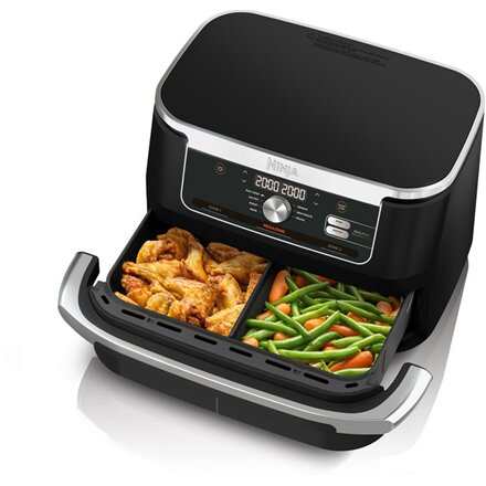 NINJA , Double Air Fryer , AF500EU Foodi FlexDrawer , Power 2470 W , Capacity 10.4 L , Black
