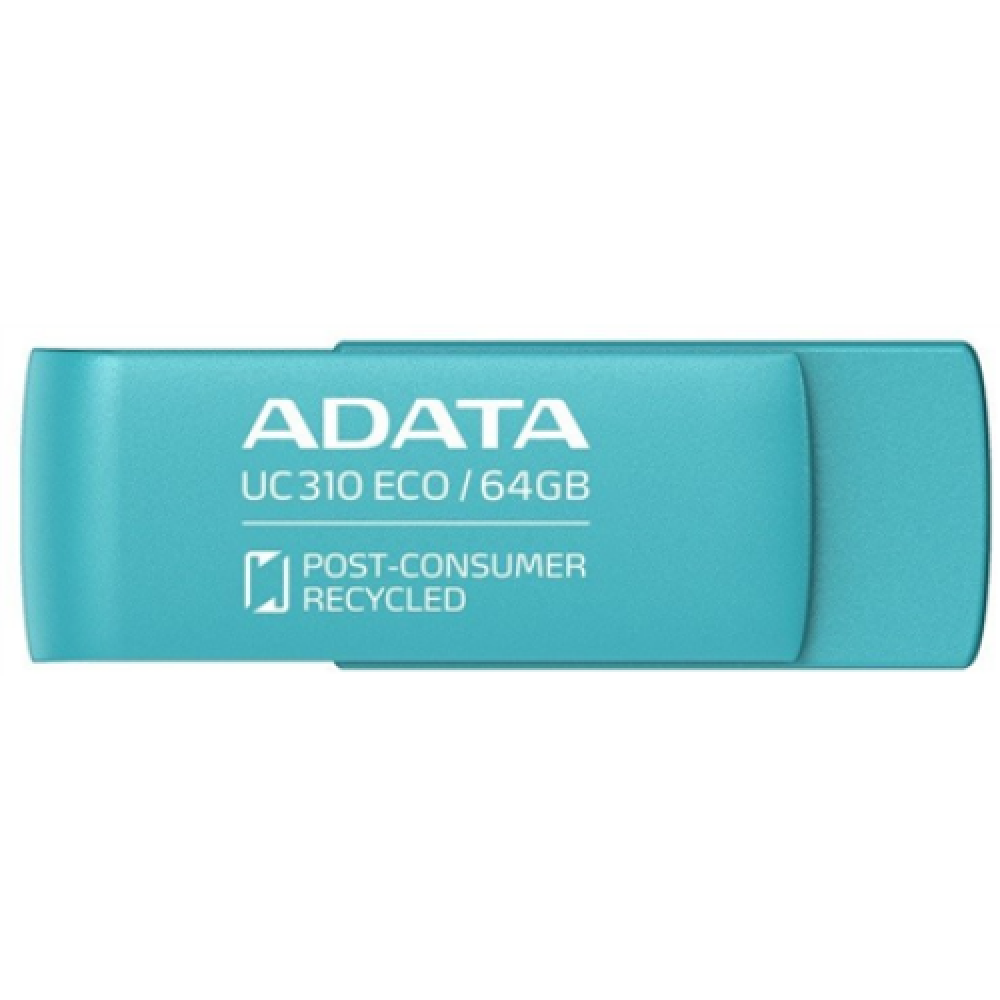 ADATA , USB Flash Drive , UC310 ECO , 64 GB , USB 3.2 Gen1 , Green