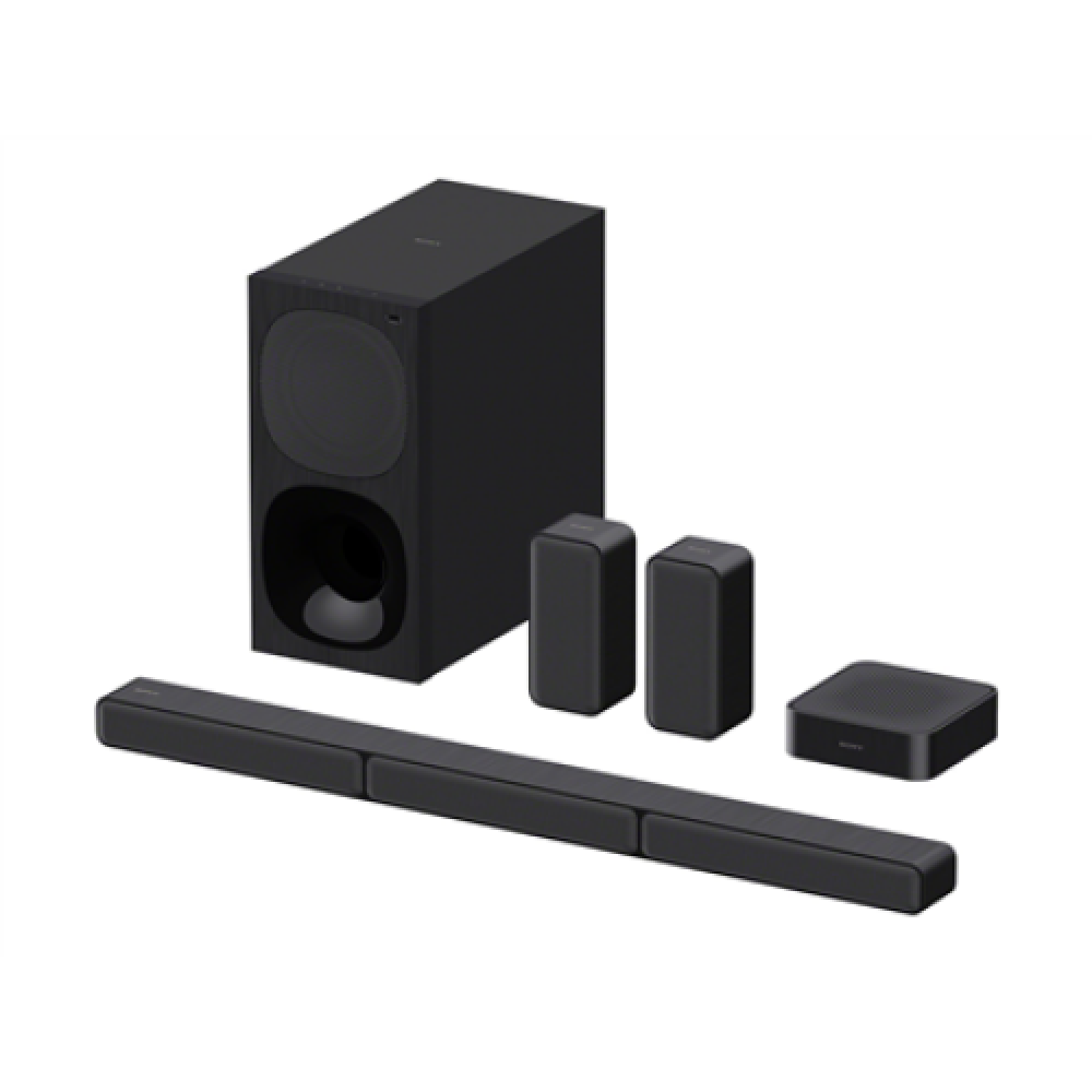 Sony , HT-S40R 5.1ch Home Cinema Soundbar with Wireless Rear Speakers , Black , No , USB port , Wi-Fi , Bluetooth , Wireless connection