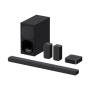 Sony , HT-S40R 5.1ch Home Cinema Soundbar with Wireless Rear Speakers , Black , No , USB port , Wi-Fi , Bluetooth , Wireless connection