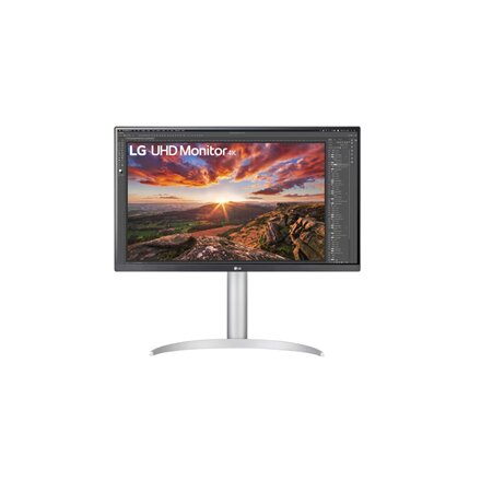 LG , 27UP850K-W , 27 , IPS , UHD , 16:9 , 60 Hz , 5 ms , 3840 x 2160 pixels , 400 cd/m² , HDMI ports quantity 2