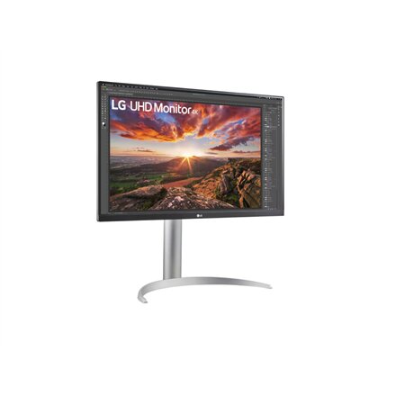 LG , 27UP850K-W , 27 , IPS , UHD , 16:9 , 60 Hz , 5 ms , 3840 x 2160 pixels , 400 cd/m² , HDMI ports quantity 2
