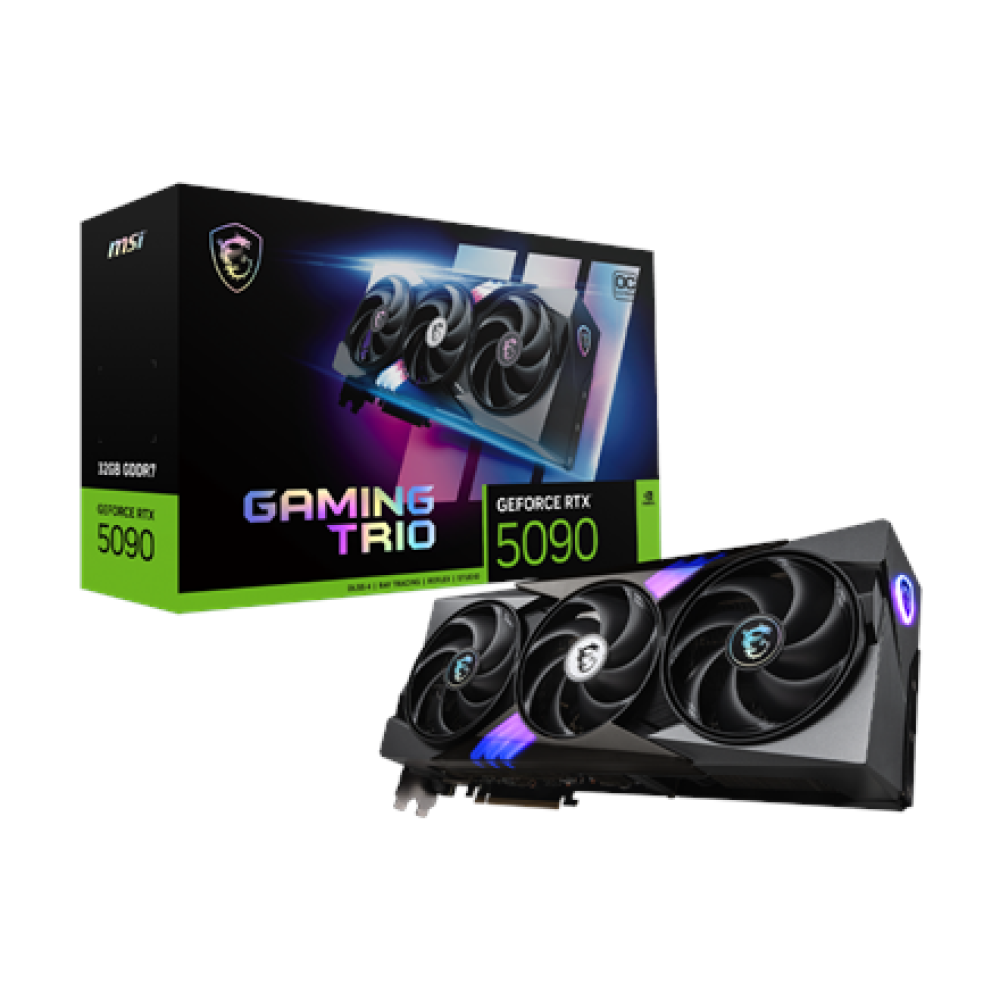 MSI GeForce RTX 5090 32G GAMING TRIO OC , NVIDIA , 32 GB , GeForce RTX 5090 , GDDR7 , HDMI ports quantity 1 , PCI Express Gen 5