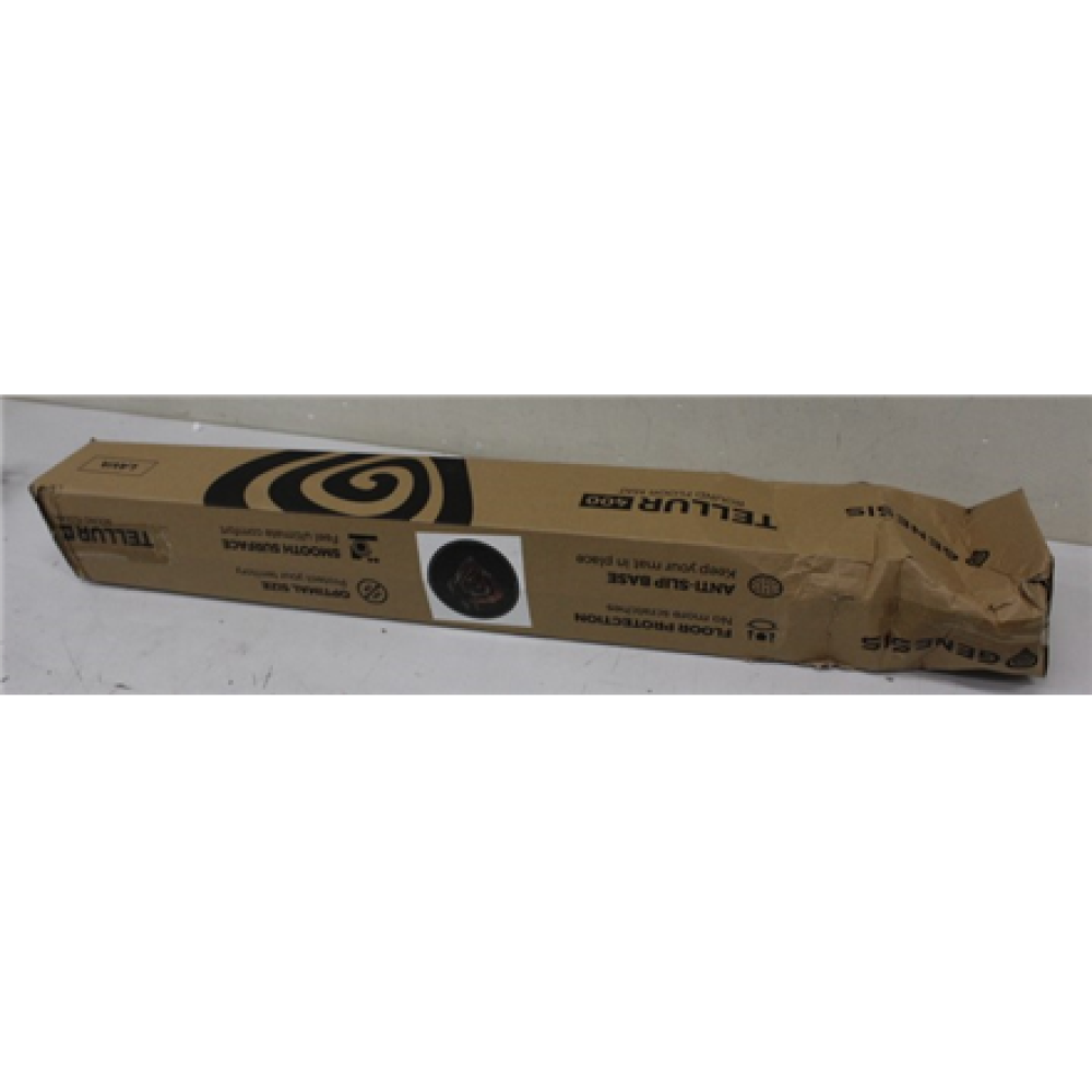 Genesis Tellur 400 Round Lava Floor Mat , Black , DAMAGED PACKAGING