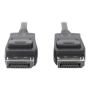 Digitus , DisplayPort Connection Cable , AK-340106-030-S , DisplayPort to DisplayPort DisplayPort Male (Version 1.3/1.4) , DisplayPort Male (Version 1.3/1.4)