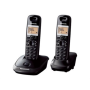 Panasonic , Cordless , KX-TG2512FXT , Built-in display , Caller ID , Black , Conference call , Phonebook capacity 50 entries , Speakerphone , Wireless connection
