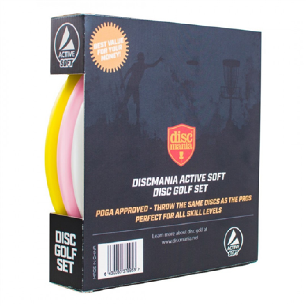 Discmania , Disc golf disc set, Active Soft, 3 Discs