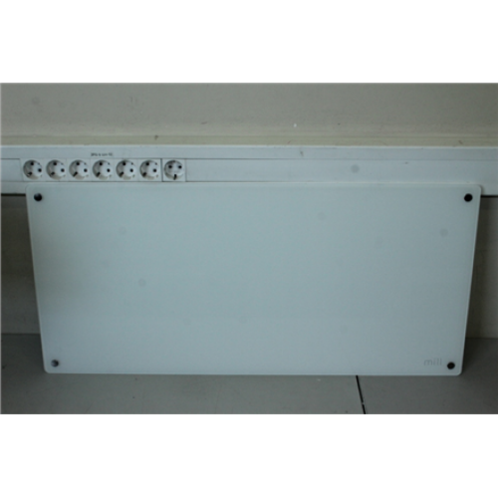 SALE OUT. Mill MB900DN 900W Panel Heater, Day/Night Thermostat, Glass Front White Mill Heater MB900DN Glass Panel Heater, 900 W, Number of power levels 1, Suitable for rooms up to 11-15 m², White, DAMAGED PACKAGING