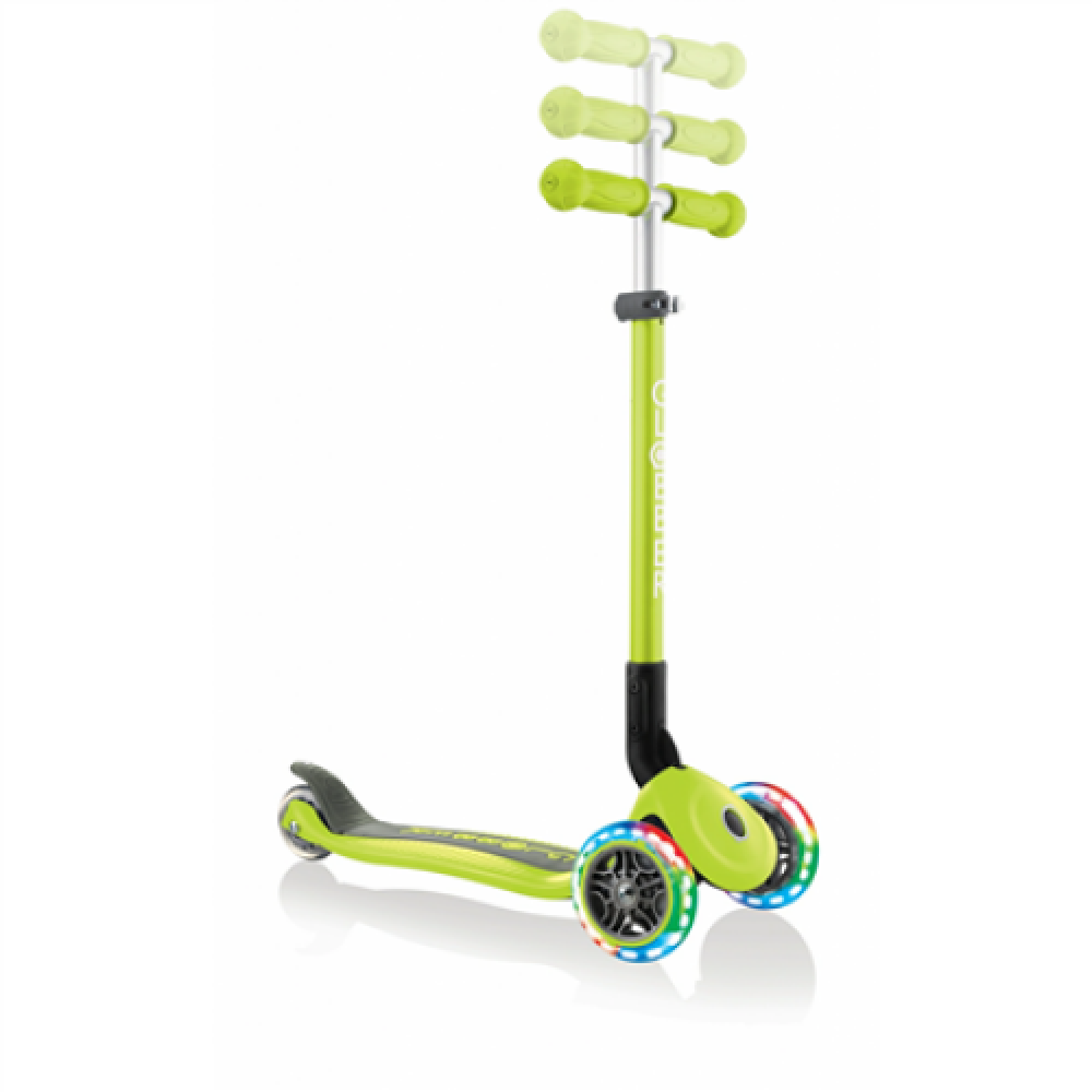 Globber , Scooter , Light lime green , Primo Foldable Lights
