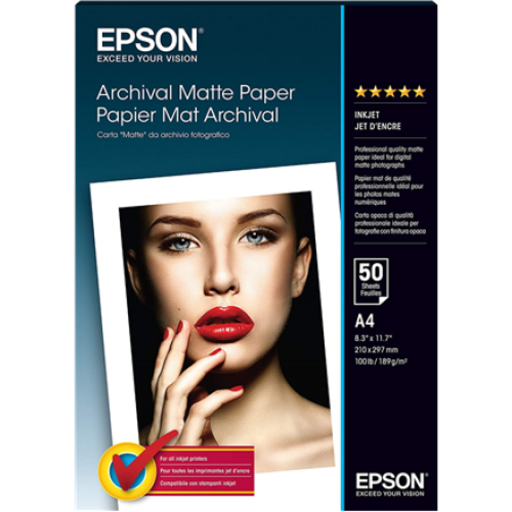 Archival Matte Paper - A4 - 50 Sheets , A4