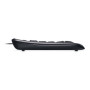 Microsoft Wired Keyboard 600 ANB-00018 Standard Wired RU Numeric keypad USB Black