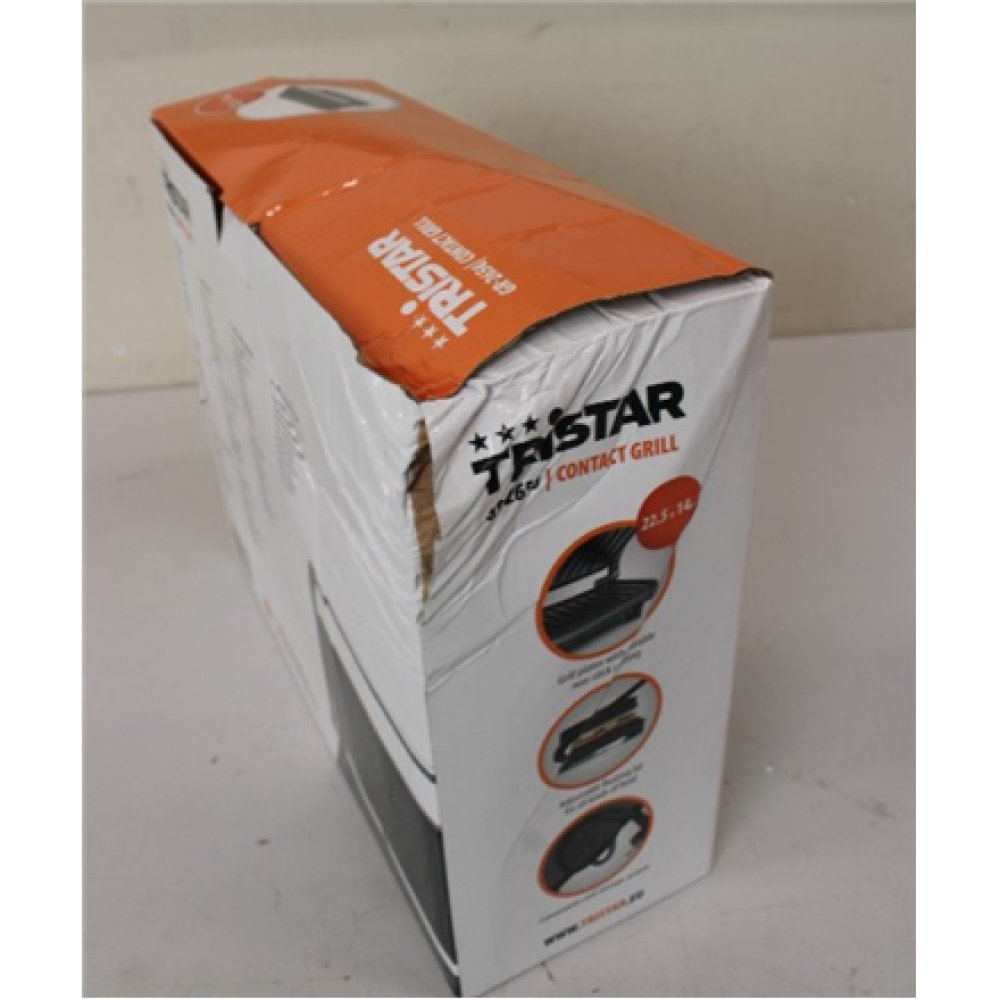 SALE OUT. Tristar GR-2650 Contact Grill, Black , Tristar , Grill , GR-2650 , Contact grill , 700 W , Black , DAMAGED PACKAGING